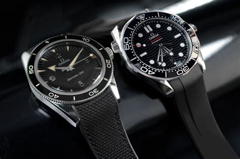 omega seamaster 300 heritage leather strap|genuine omega rubber strap.